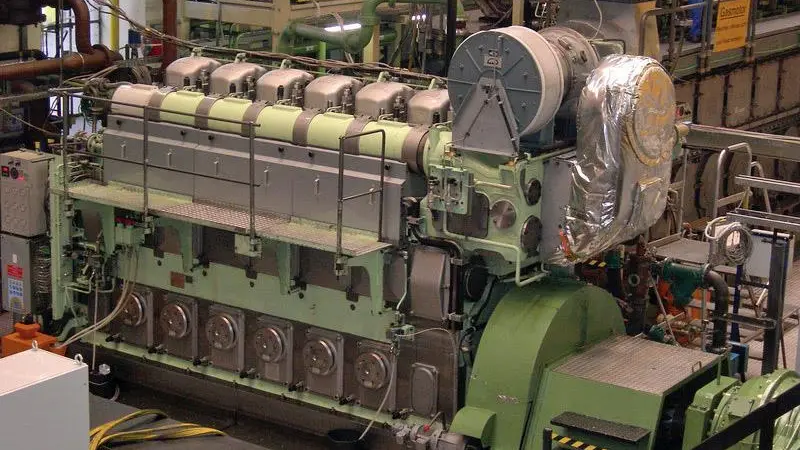 MAN four-stroke diesel on the test bed at Augsburg – possible irregularities may have occurred during handover and are being investigated