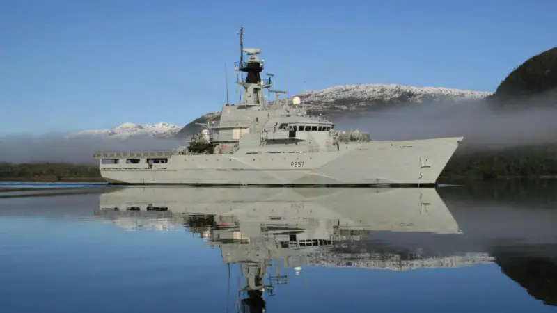 'HMS Clyde' in the Patagonian Canal