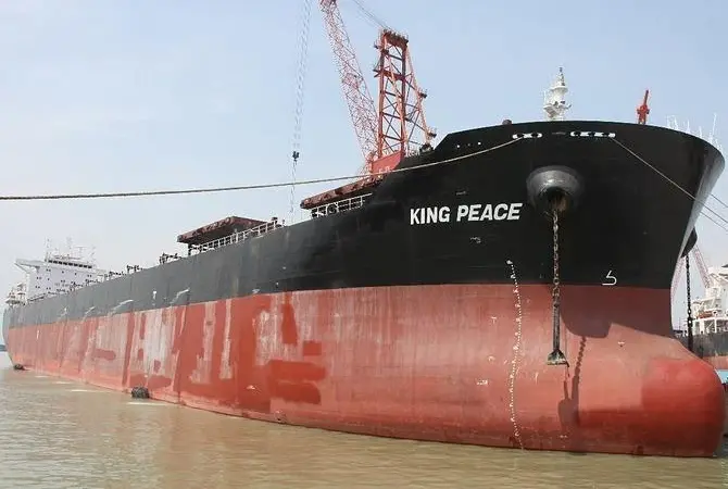The recently delivered ‘King Peace’