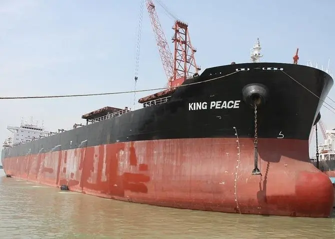 The recently delivered ‘King Peace’