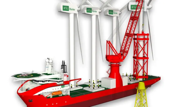 The OWTIS concept is designed to simplify installation of offshore structures such as wind turbines