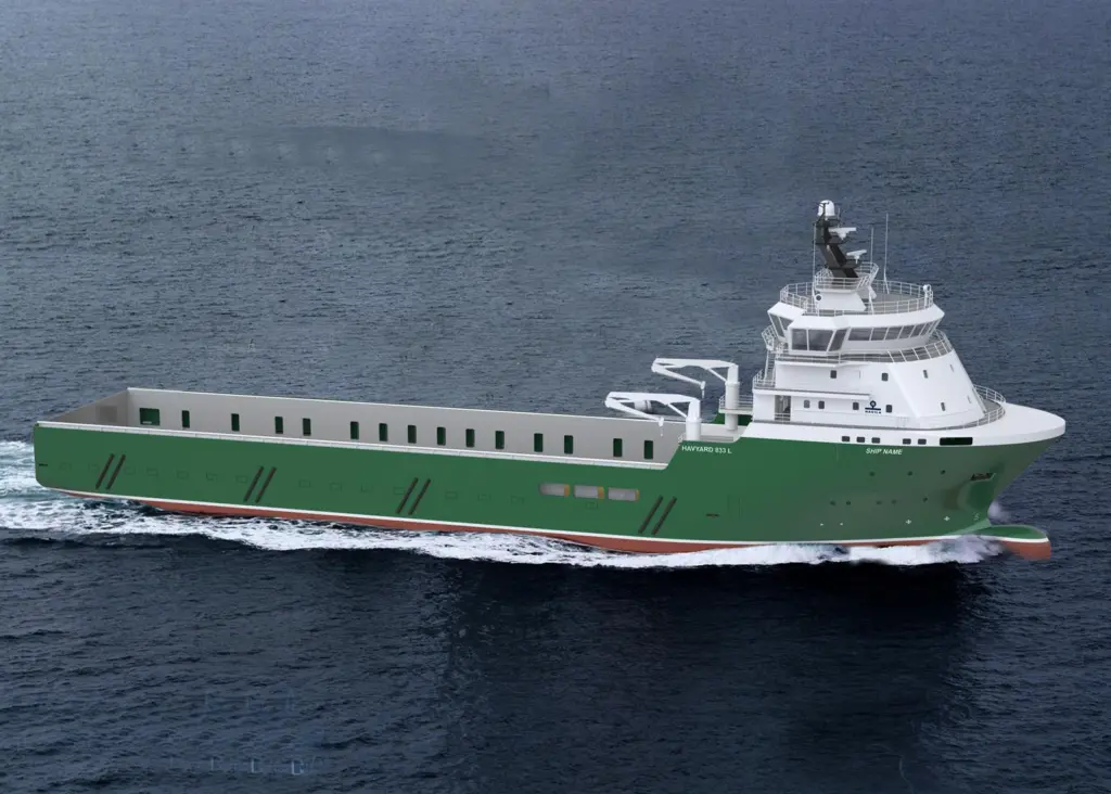 Illustration of the Havyard 833 L design