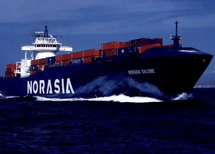 Although best known for lightweight high speed vessels, BMT Nigel Gee’s portfolio includes cargo ships like this fast container feeder