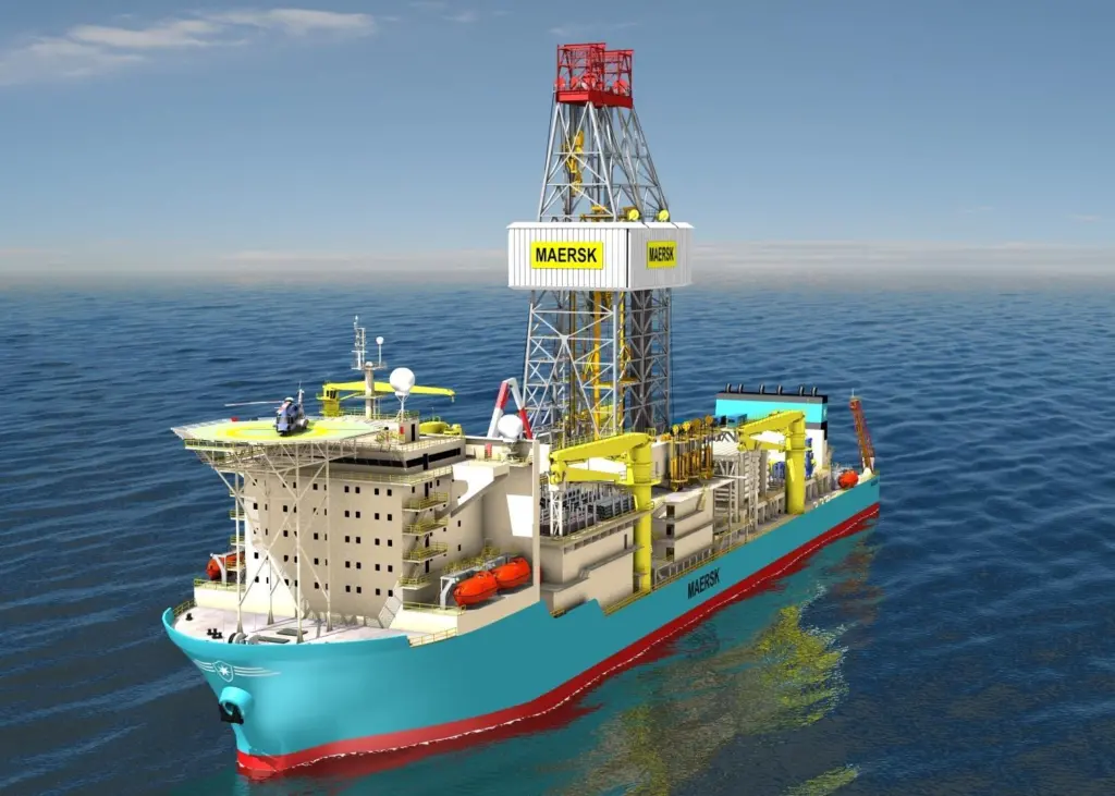 Maersk Drilling's large drillship design; two more ordered from Samsung