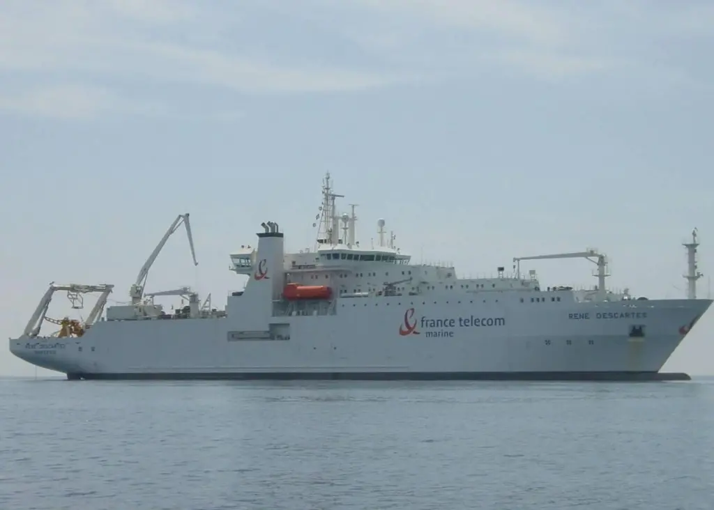 Cable ships provide a typical application for VSAT systems
