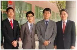 The new Sener office is staffed by a team of naval architects, including (pictured from right) Country Manager Mun-Seob Cho, Technical Manager Doo-Jin Lee and Consultants Min-Bong Park and Yeong-Ho Kim