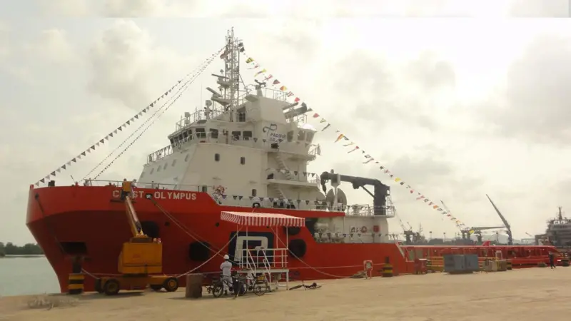 Recently-delivered AHTS 'Crest Olympus'