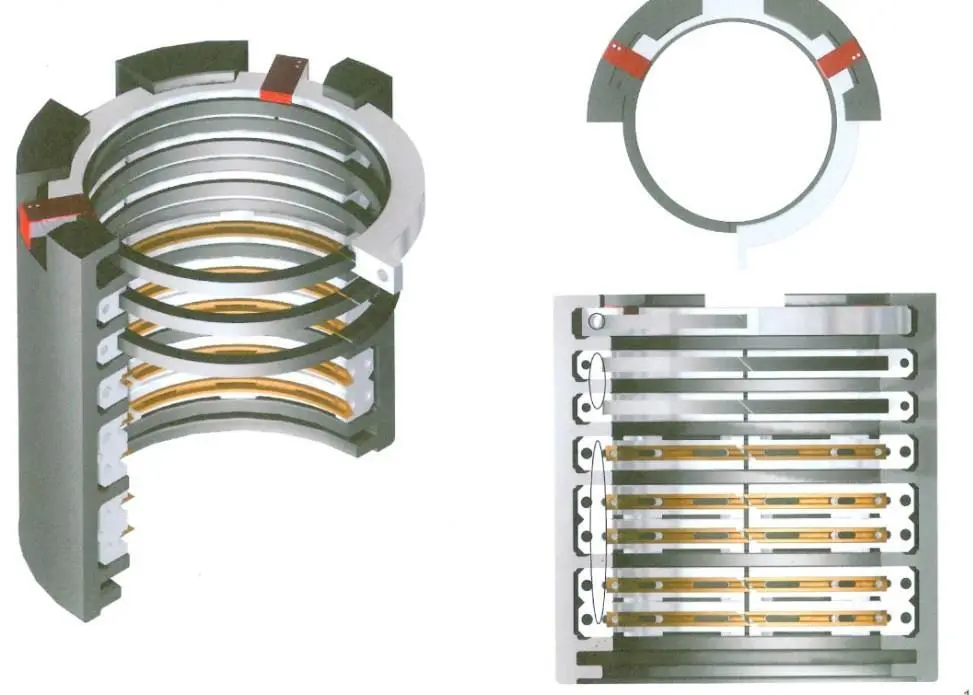 Principal parts of the MSS sealing system