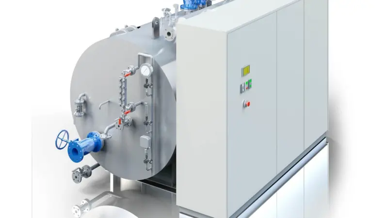 The MEL-C combined steam/hot water boiler from Parat Halvorsen