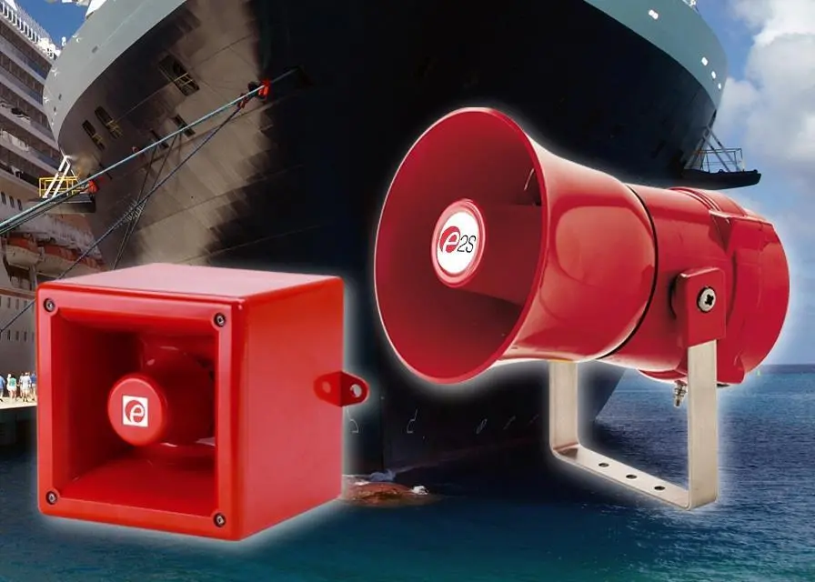 Alarm sounders from E2S have been MED approved