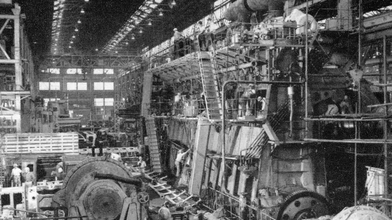 The Yokohama-MAN engine of the ‘world’s largest motor tanker’ – 1961-style