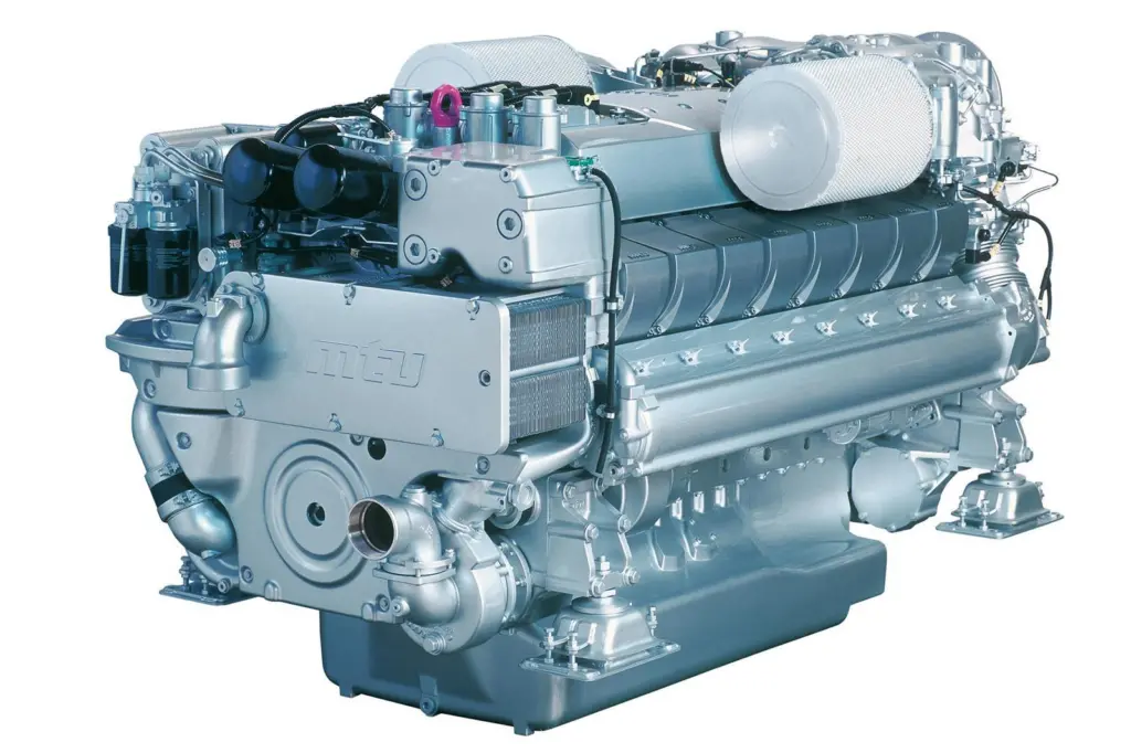 MTU’s 16V 2000 M92 engine is rated at 2,186bhp