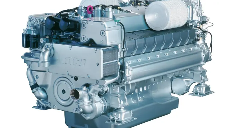 MTU’s 16V 2000 M92 engine is rated at 2,186bhp