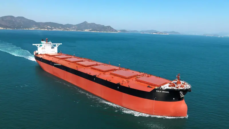 ‘Vale Brasil’, the largest ore carrier afloat, features DNV’s EL-2 (easy loading) voluntary class notation