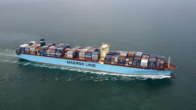 ‘Maersk Evora’ (ex ‘Tauro Rickmers’) is one of the final two 13,092 TEU recently delivered by Hyundai Heavy Industries to Rickmers Group (Photo: Rickmers Group)