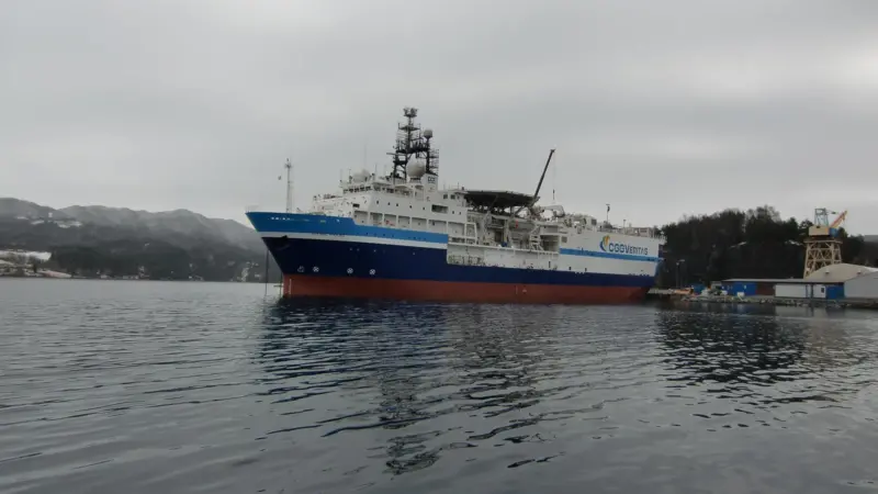 The refurbished ‘Oceanic Phoenix’ at the Bergen Group Halsnøy repair yard