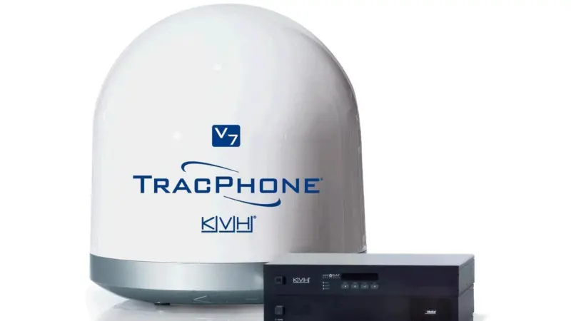 KVH's TracPhone V7 and mini-VSAT Broadband network are supporting safe operation, vessel optimisation, and crew morale for MOL (LNG) tankers