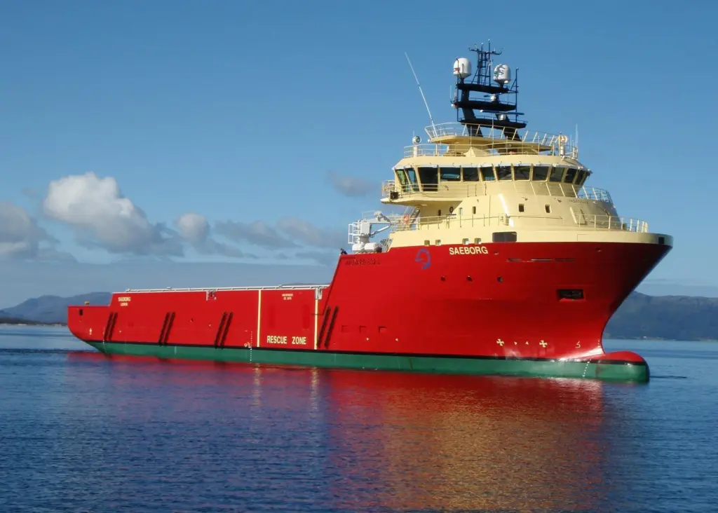 Havyard PSV ‘Saeborg’ is due to be named in Torshavn, in the Faroe Islands (photo: Stig Breidvik)
