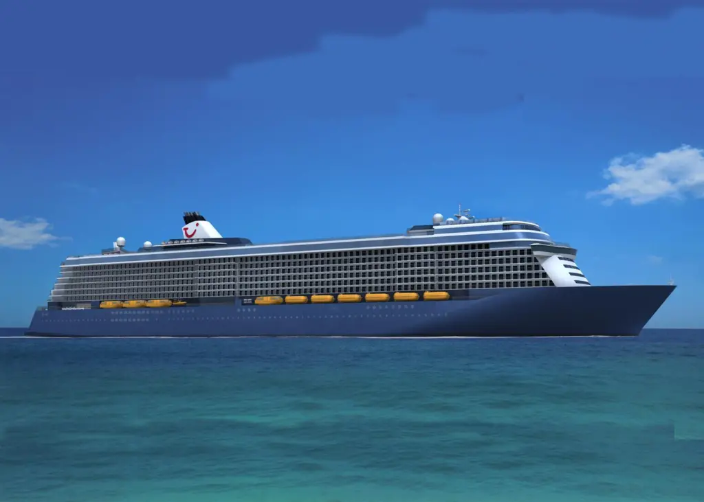 The energy-efficient cruise ship contracted by TUI from STX Finland