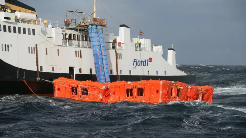 Marin-Ark MES deployed alongside a ferry