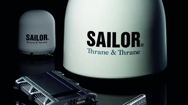 The Sailor FleetBroadband range from Thrane & Thrane - 20,000 delivered so far