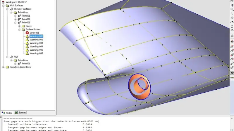 Screen shot of latest version of Aveva Marine