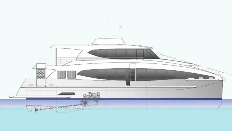 Two 32m and one 24m ferries have been designed by Incat Crowther for LNG plant personnel transport
