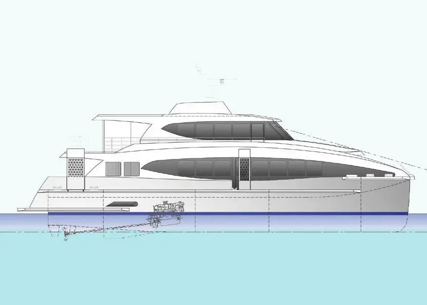 Two 32m and one 24m ferries have been designed by Incat Crowther for LNG plant personnel transport