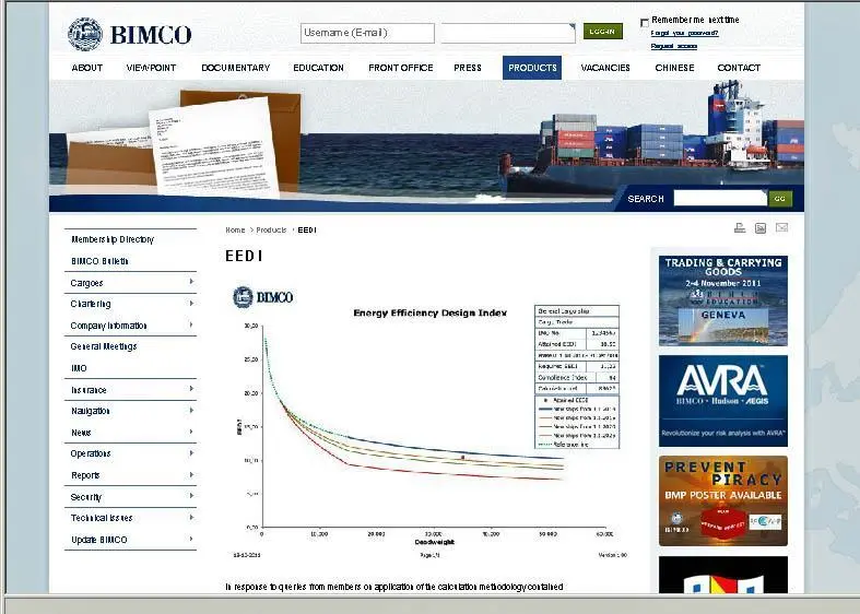 The EEDI calculator tool can be downloaded from the BIMCO website