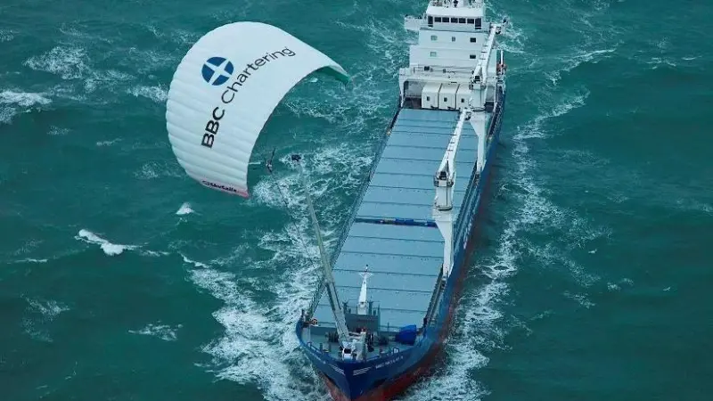 The latest SkySails system is now in use by German operator BBC Chartering