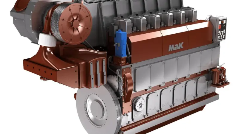 The MaK M 25 C engine