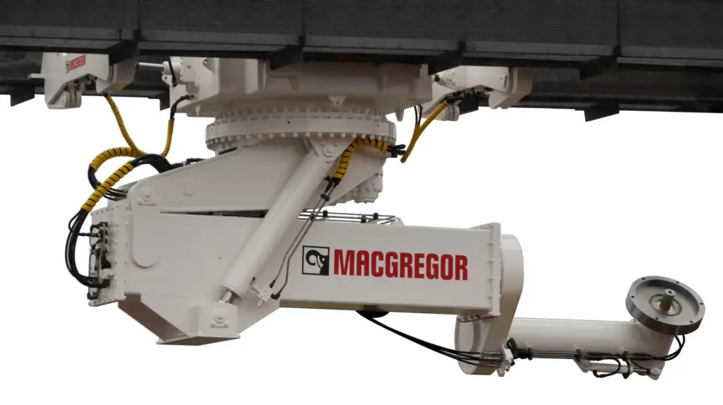 Chain wheel manipulator developed by Cargotec