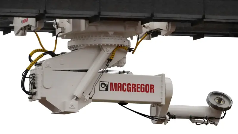 Chain wheel manipulator developed by Cargotec