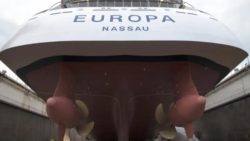 ‘Europa’ work included Azipod overhaul