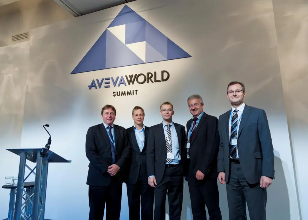 Nobiskrug and AVEVA representatives at the AVEVA World Summit 2011 in Copenhagen