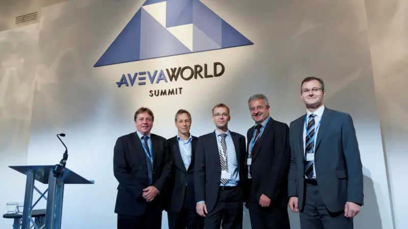 Nobiskrug and AVEVA representatives at the AVEVA World Summit 2011 in Copenhagen