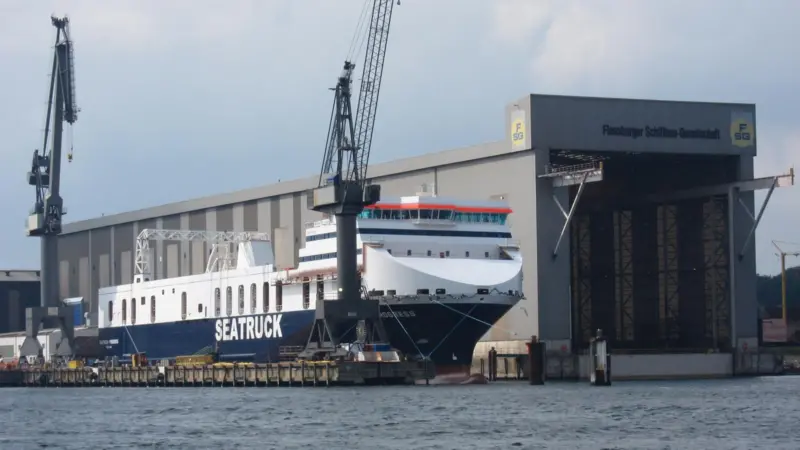 Seatruck Progress nears completion at the FSG yard in Flensburg