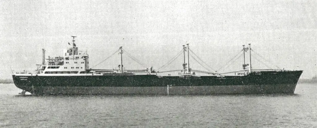 The Constantia, a bulk carrier designed to transport Volkswagen cars
