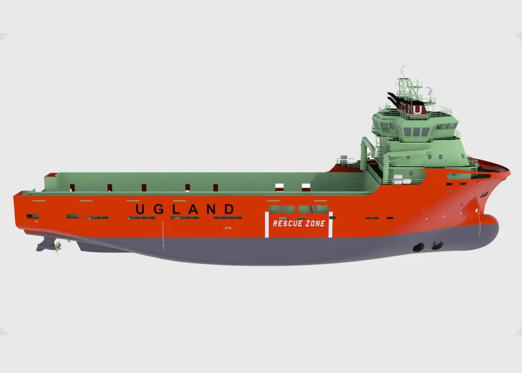 The VS 485 MK II PSV for Ugland, ordered from Kleven Myklebust
