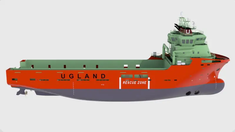 The VS 485 MK II PSV for Ugland, ordered from Kleven Myklebust