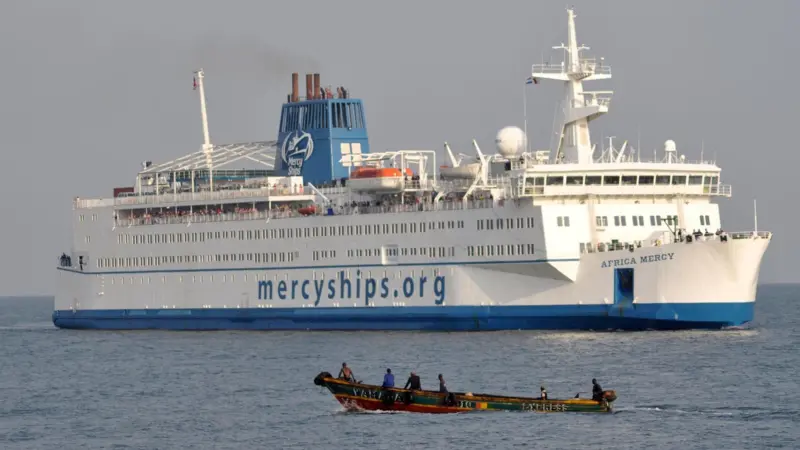 The ‘Africa Mercy’ (Mercy Ships)