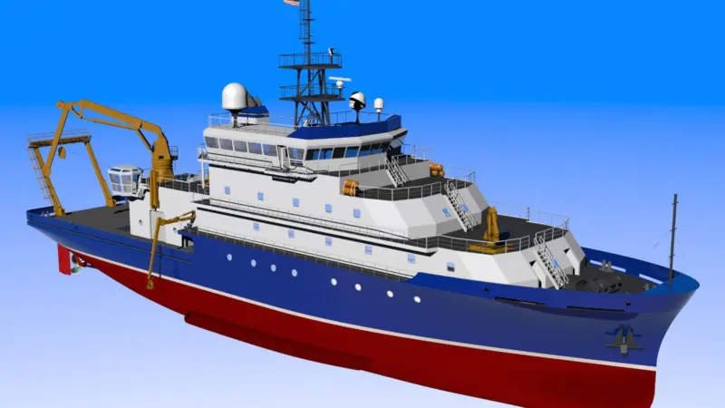 The T-AGOR-27 Ocean Class research vessel