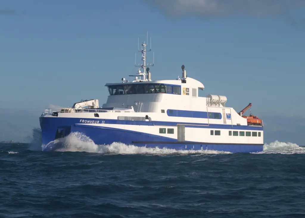 The ‘Fromveur II’, recently delivered from Chantiers Piriou