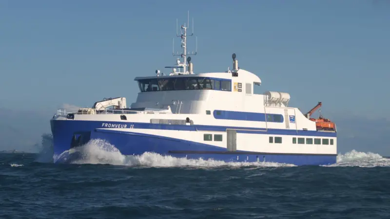 The ‘Fromveur II’, recently delivered from Chantiers Piriou