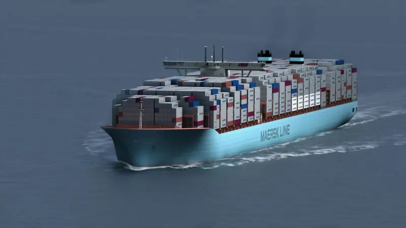 The growing size of container ships may pose problems for marine insurers (Maersk Line)