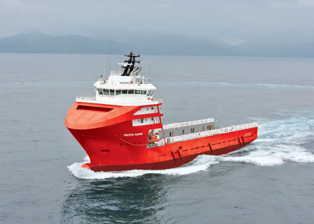 ‘Pacific Hawk’ is the latest PSV to be delivered to Swire Pacific (Photo: Swire Pacific)