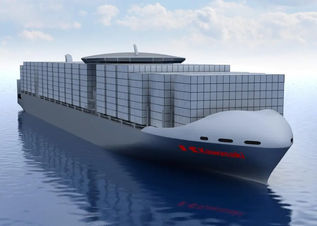 KHI’s gas fuelled container ship design has received approval in principle from DNV
