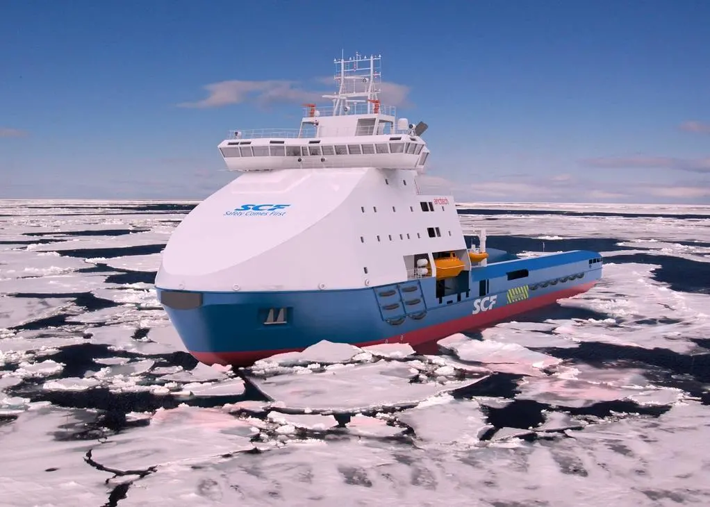 Sovcomflot multi-purpose icebreaking supply ship