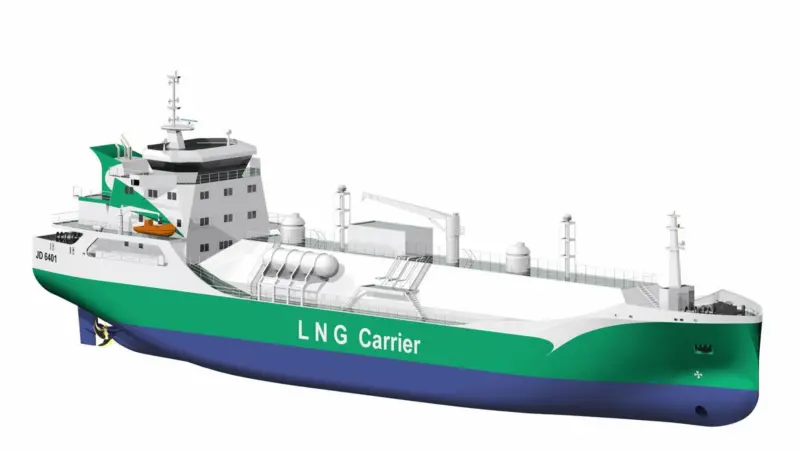 The Rolls-Royce JD6401 future LNG carrier design