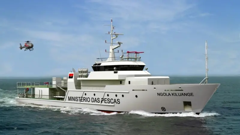 Angola is to receive a pair of Damen FISV 6210 vessels
